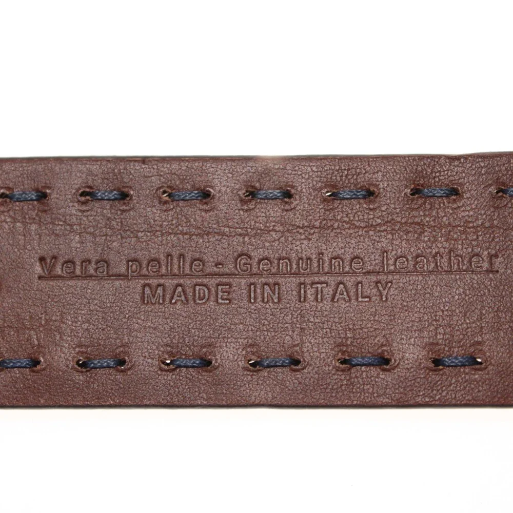 Veneta Cinture NWT Classic Belt Size 85 (US 32) in Brown Leather Made in Italy